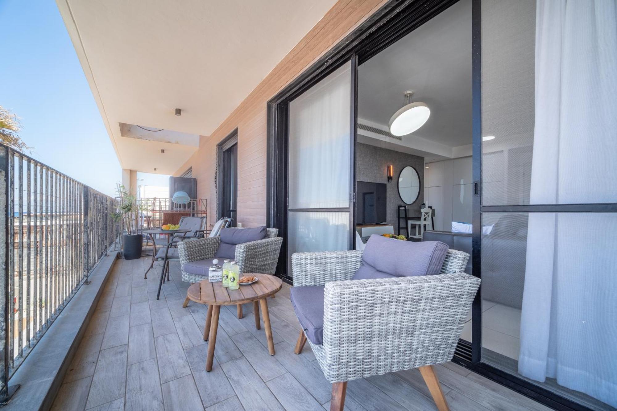 Appartement Bat Galim Full Sea View Balcony By Sea N' Rent à Haïfa Extérieur photo